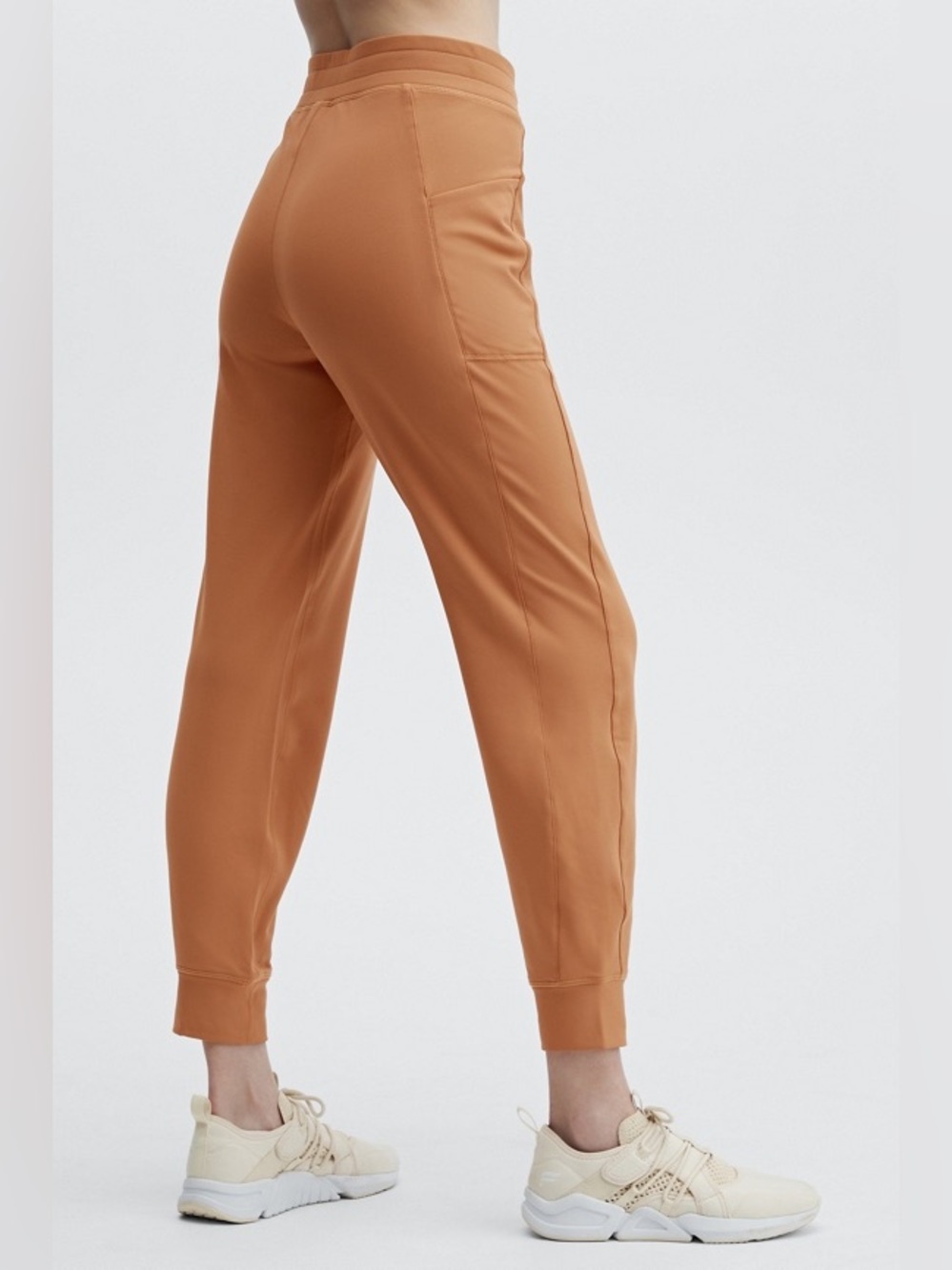 Fabletics High-Waisted Cold Weather Pocket  Sequoia muted orange S